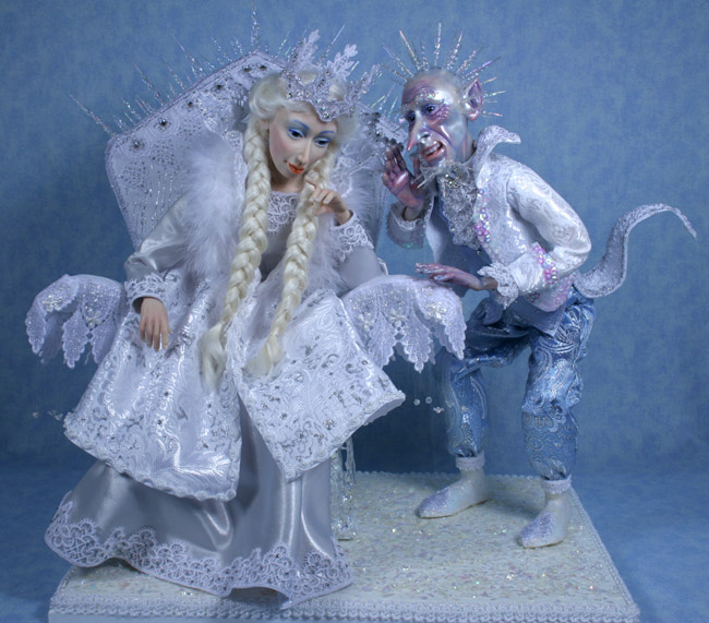Ice Queen - One-Of-A-Kind Doll by Tanya Abaimova. Characters Gallery 