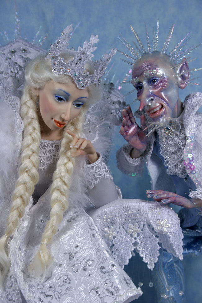 Ice Queen - One-Of-A-Kind Doll by Tanya Abaimova. Characters Gallery 