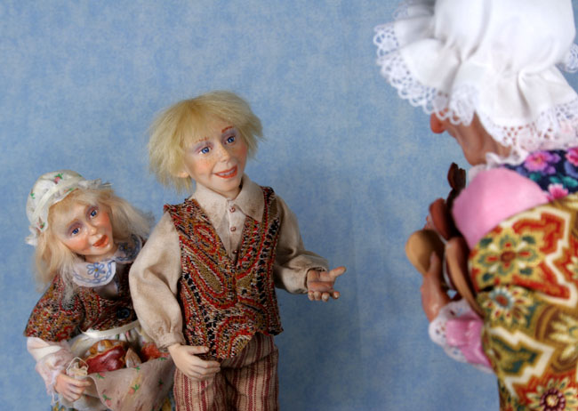 Hansel and Gretel - One-Of-A-Kind Doll by Tanya Abaimova. Characters Gallery 