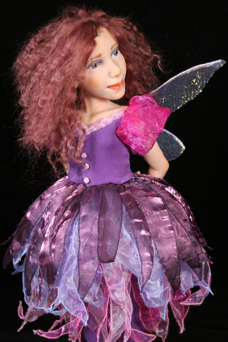 Violet - One-Of-A-Kind Doll by Tanya Abaimova. Creatures Gallery 
