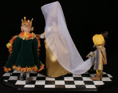 The Royal Couple - One-Of-A-Kind Doll by Tanya Abaimova. Creatures Gallery 