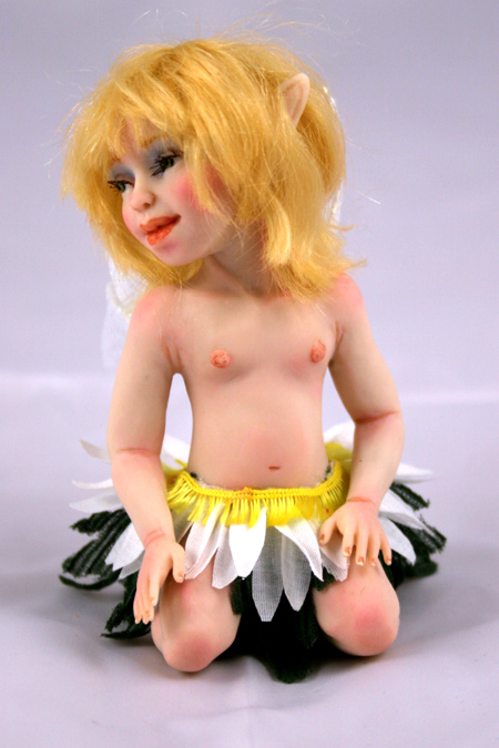 Daisy Fairy - One-Of-A-Kind Doll by Tanya Abaimova. Creatures Gallery 