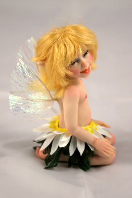 Daisy Fairy - One-Of-A-Kind Doll by Tanya Abaimova. Creatures Gallery 