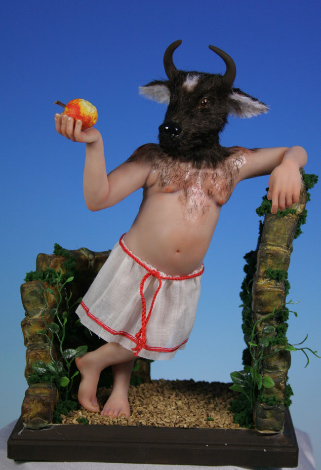 Minotaur - One-Of-A-Kind Doll by Tanya Abaimova. Creatures Gallery 