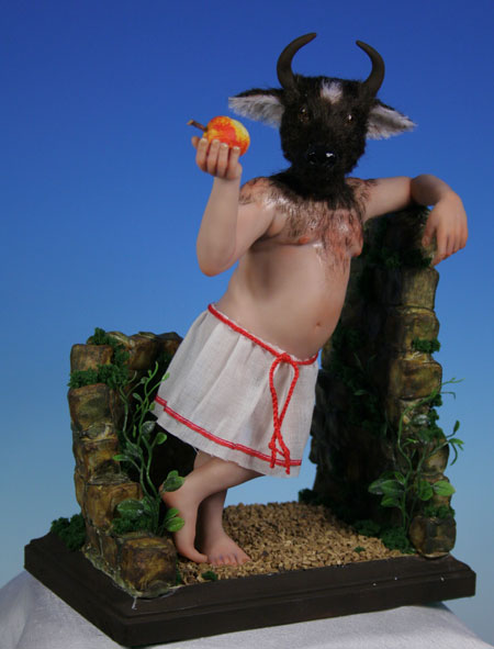 Minotaur - One-Of-A-Kind Doll by Tanya Abaimova. Creatures Gallery 