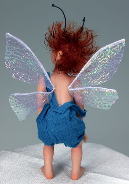 Blue Pixie - One-Of-A-Kind Doll by Tanya Abaimova. Creatures Gallery 