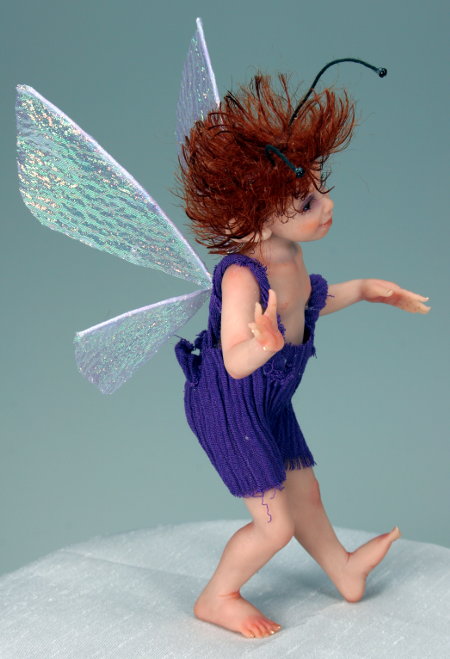 Violet Pixie - One-Of-A-Kind Doll by Tanya Abaimova. Creatures Gallery 