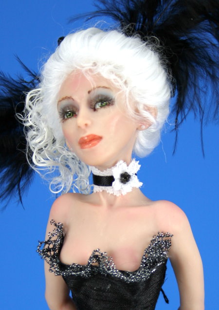 Can Can Dancer - One-Of-A-Kind Doll by Tanya Abaimova. Characters Gallery 