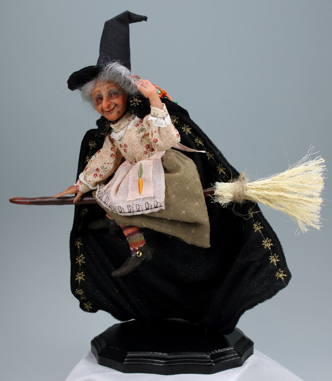 Happy Witch - One-Of-A-Kind Doll by Tanya Abaimova. Creatures Gallery 
