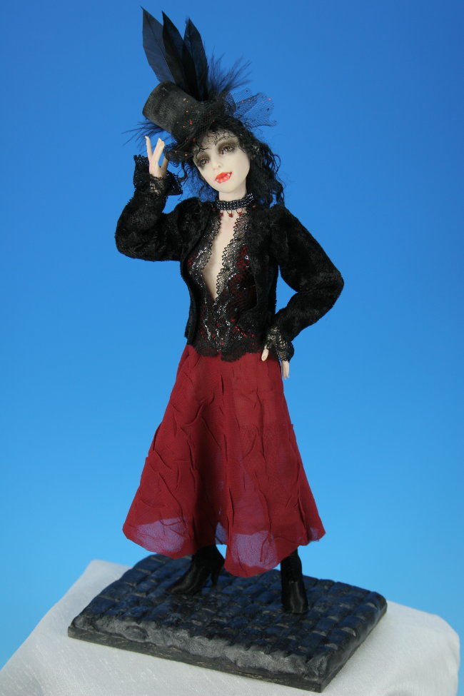 London Nights - One-Of-A-Kind Doll by Tanya Abaimova. Creatures Gallery 