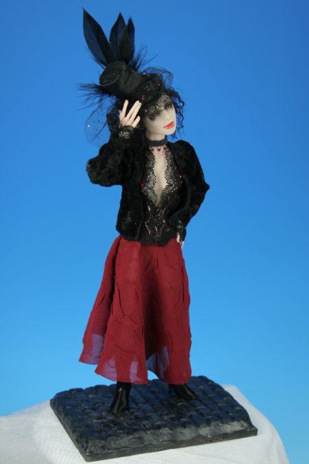 London Nights - One-Of-A-Kind Doll by Tanya Abaimova. Creatures Gallery 