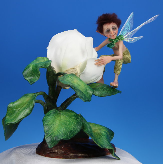 Hummingbird Pixie - One-Of-A-Kind Doll by Tanya Abaimova. Creatures Gallery 