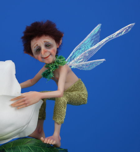 Hummingbird Pixie - One-Of-A-Kind Doll by Tanya Abaimova. Creatures Gallery 