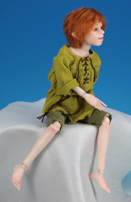 Peter Pan - One-Of-A-Kind Doll by Tanya Abaimova. Ball-Jointed Dolls Gallery 