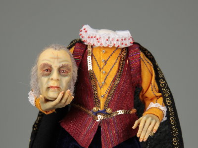 Headless Count - One-of-a-kind Art Doll by Tanya Abaimova