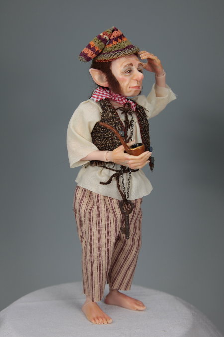 Old Sailor - One-Of-A-Kind Doll by Tanya Abaimova. Ball-Jointed Dolls Gallery 