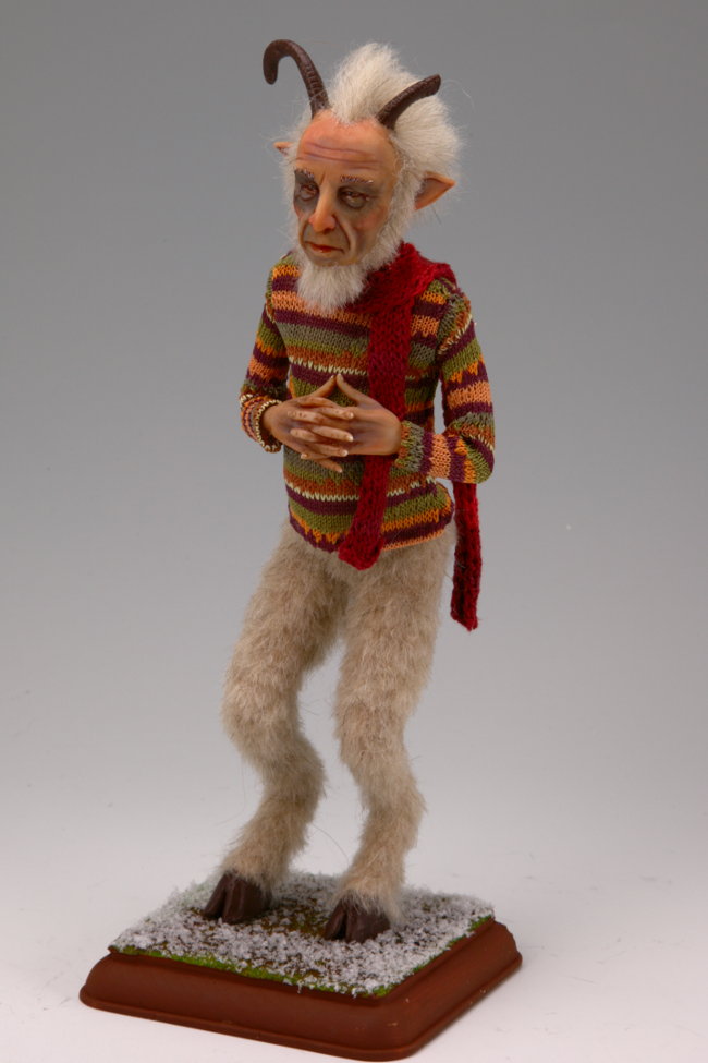 Old Satyr - One-Of-A-Kind Doll by Tanya Abaimova. Creatures Gallery 