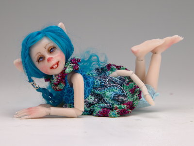 River - One-of-a-kind Art Doll by Tanya Abaimova