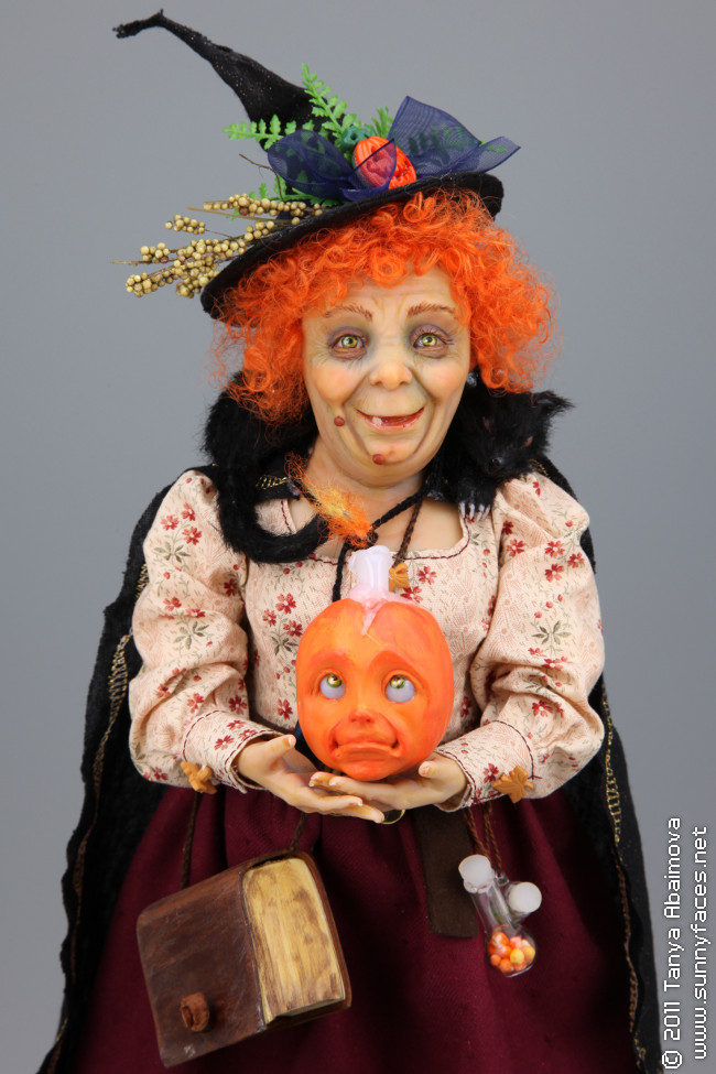 Halloween Welcome - One-Of-A-Kind Doll by Tanya Abaimova. Characters Gallery 