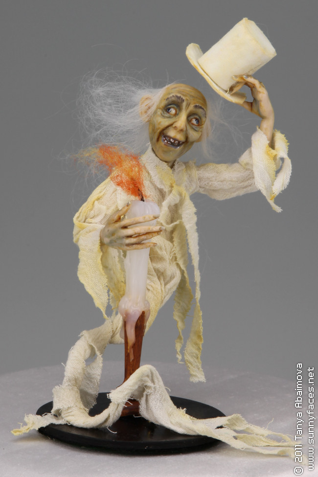 Singing in the Dark - One-Of-A-Kind Doll by Tanya Abaimova. Creatures Gallery 