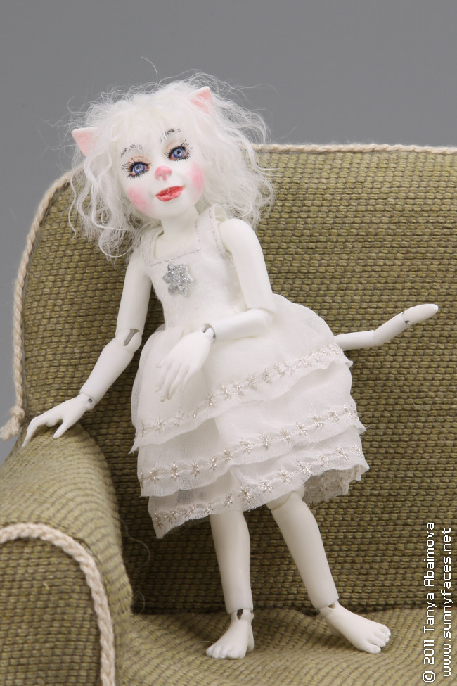 Snowflake - One-Of-A-Kind Doll by Tanya Abaimova. Ball-Jointed Dolls Gallery 