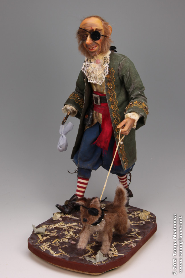Pirate's Best Friend - One-Of-A-Kind Doll by Tanya Abaimova. Characters Gallery 