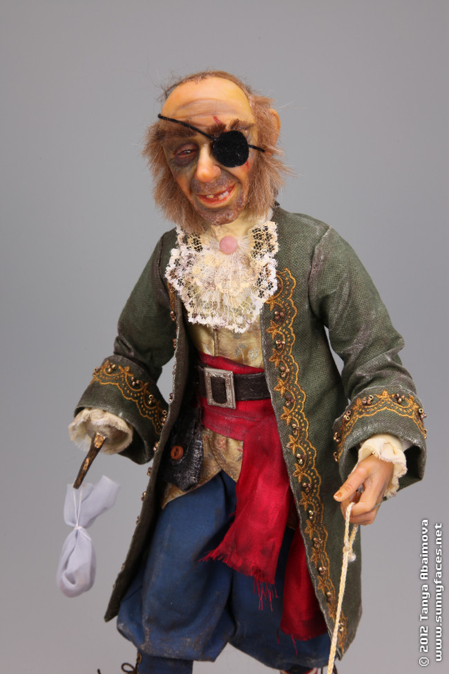 Pirate's Best Friend - One-Of-A-Kind Doll by Tanya Abaimova. Characters Gallery 