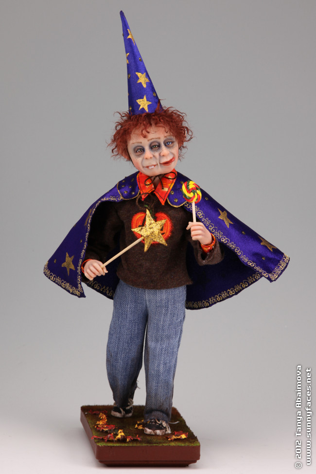 Tim and Tom's Halloween Magic - One-Of-A-Kind Doll by Tanya Abaimova. Characters Gallery 