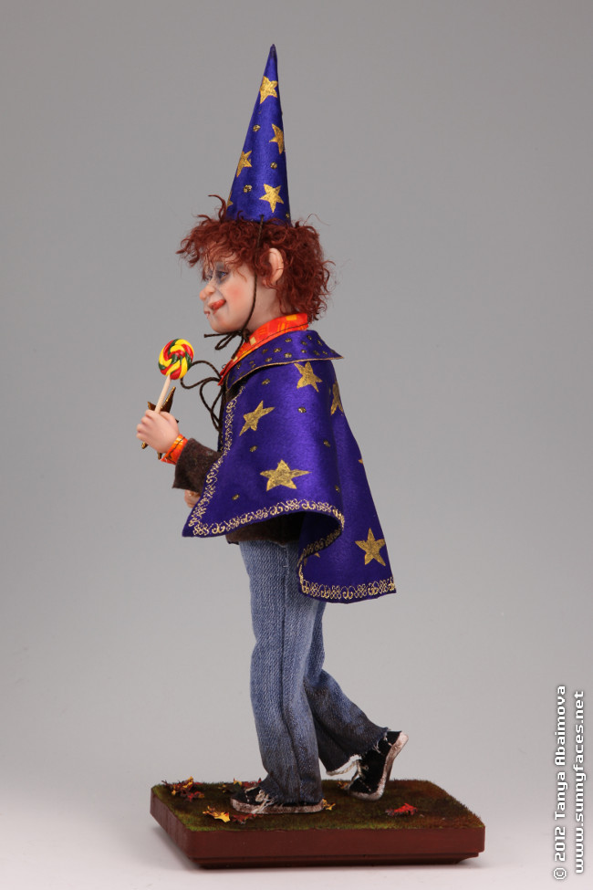 Tim and Tom's Halloween Magic - One-Of-A-Kind Doll by Tanya Abaimova. Characters Gallery 