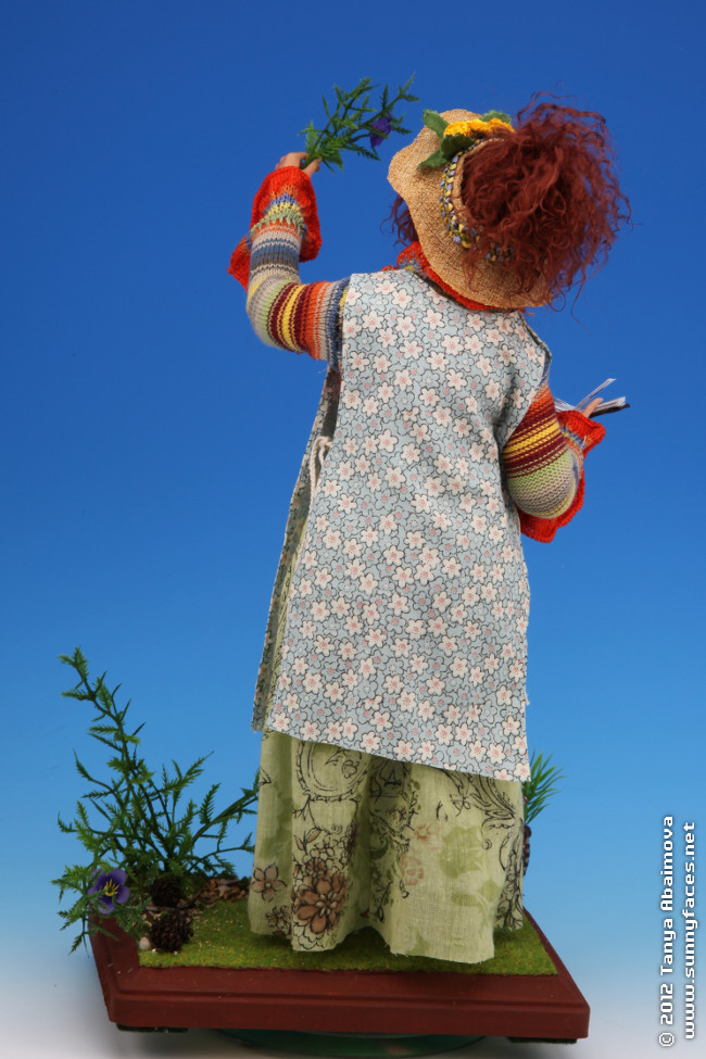 Angela The Herbalist - One-Of-A-Kind Doll by Tanya Abaimova. Characters Gallery 