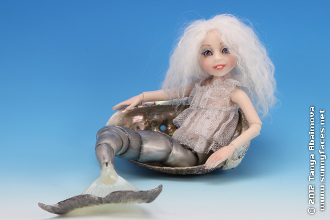 Pearl - One-Of-A-Kind Doll by Tanya Abaimova. Ball-Jointed Dolls Gallery 