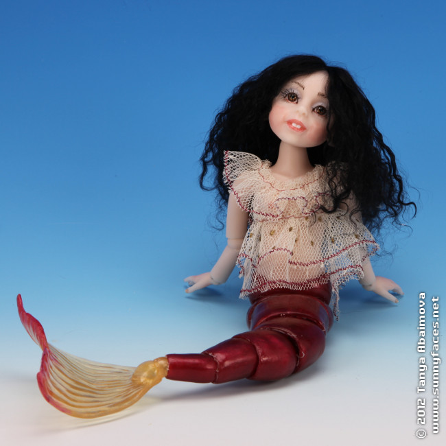 Coral - One-Of-A-Kind Doll by Tanya Abaimova. Ball-Jointed Dolls Gallery 