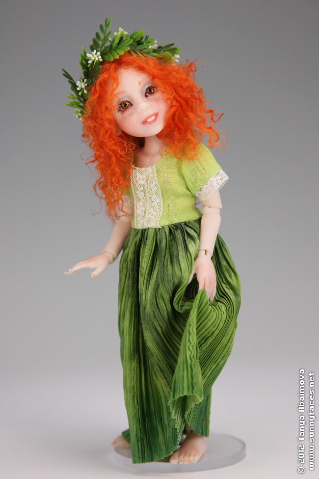 Leaf - One-Of-A-Kind Doll by Tanya Abaimova. Ball-Jointed Dolls Gallery 