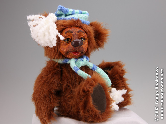 Honey - One-Of-A-Kind Doll by Tanya Abaimova. Soft Sculptures Gallery 