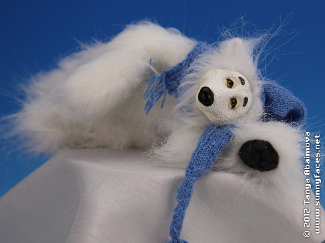 Snow - One-Of-A-Kind Doll by Tanya Abaimova. Soft Sculptures Gallery 