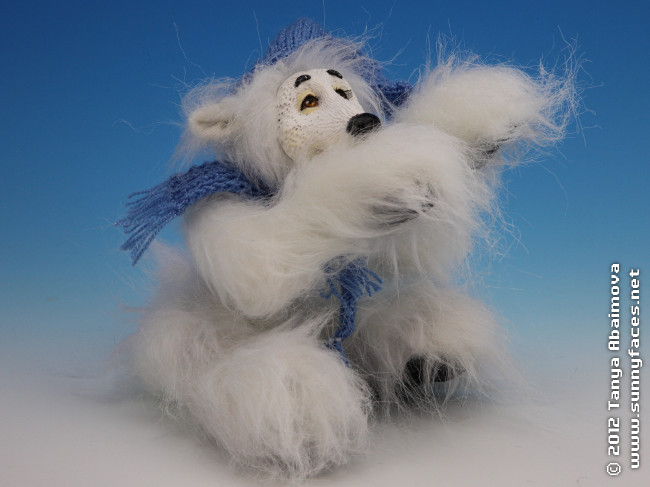 Snow - One-Of-A-Kind Doll by Tanya Abaimova. Soft Sculptures Gallery 