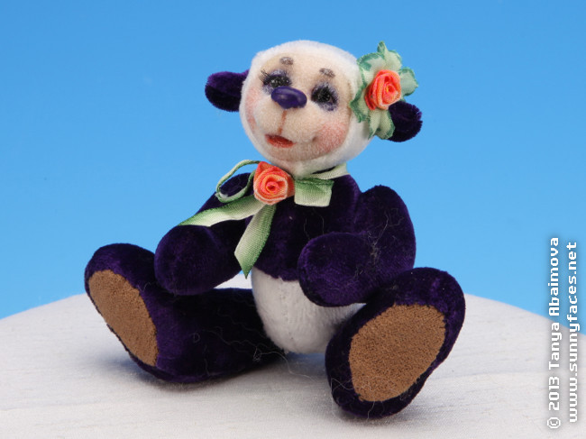 Violet - One-Of-A-Kind Doll by Tanya Abaimova. Soft Sculptures Gallery 