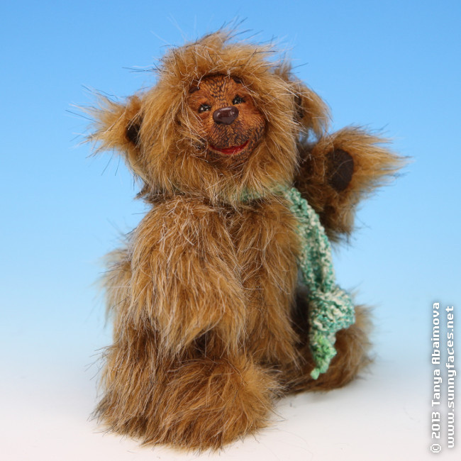 Fluffy - One-Of-A-Kind Doll by Tanya Abaimova. Soft Sculptures Gallery 