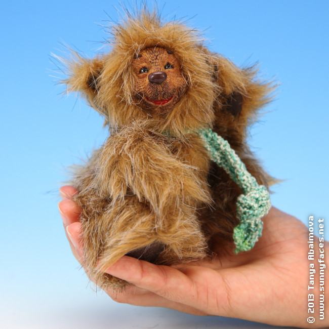 Fluffy - One-Of-A-Kind Doll by Tanya Abaimova. Soft Sculptures Gallery 