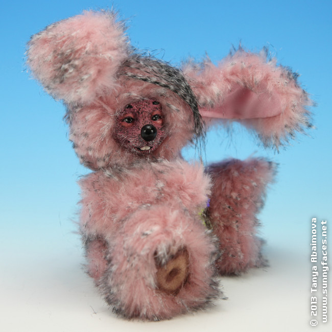 Pink - One-Of-A-Kind Doll by Tanya Abaimova. Soft Sculptures Gallery 