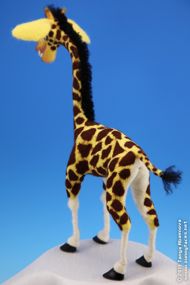 Giraffe - One-Of-A-Kind Doll by Tanya Abaimova. Soft Sculptures Gallery 