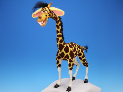 Giraffe - One-of-a-kind Art Doll by Tanya Abaimova