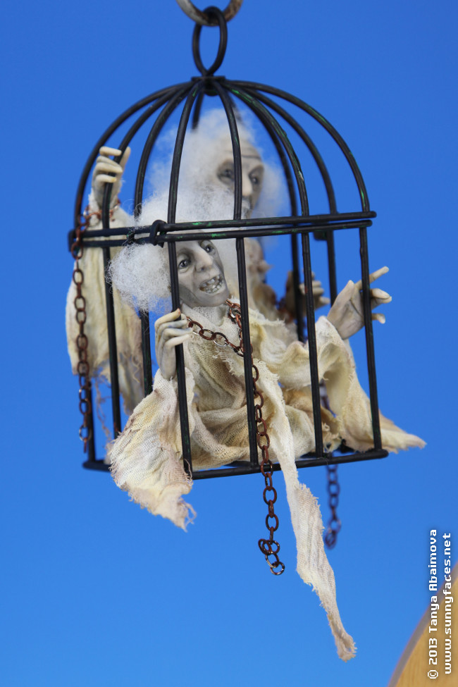 Caged - One-Of-A-Kind Doll by Tanya Abaimova. Creatures Gallery 