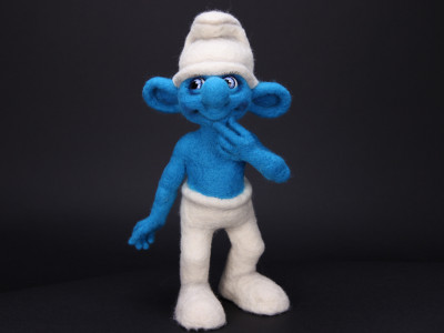 Smurf - One-of-a-kind Art Doll by Tanya Abaimova