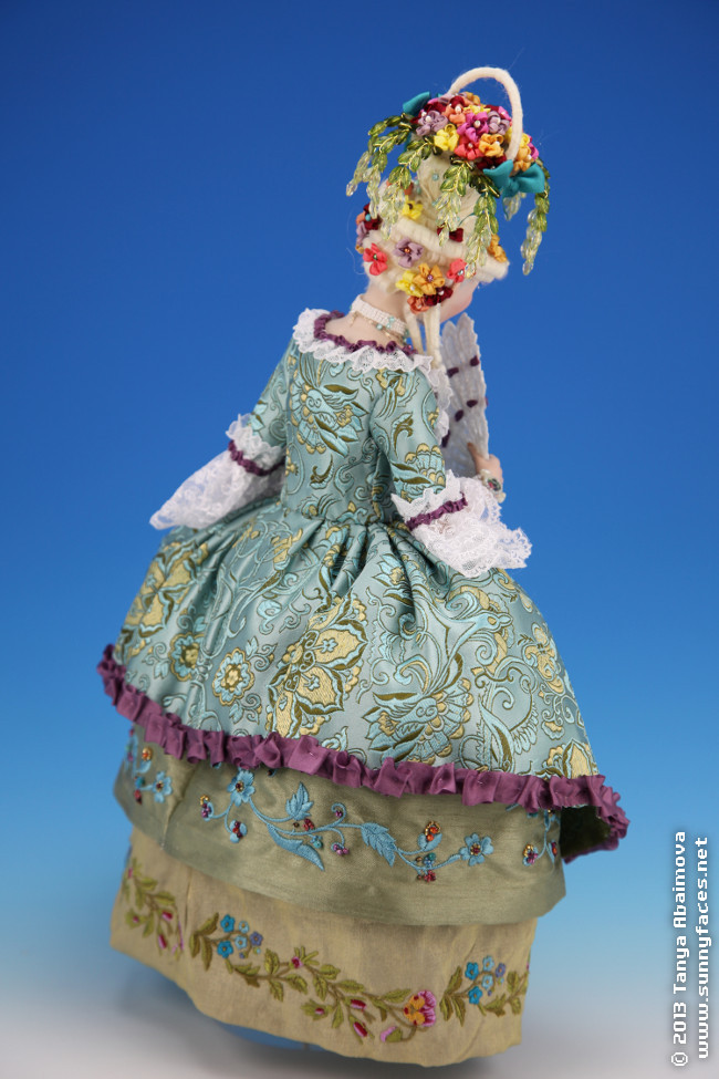 Flower Basket - One-Of-A-Kind Doll by Tanya Abaimova. Characters Gallery 
