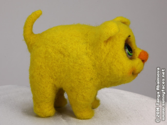 Sunshine - One-Of-A-Kind Doll by Tanya Abaimova. Soft Sculptures Gallery 