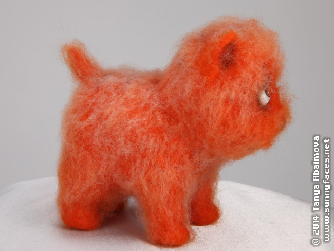 Fluffy - One-Of-A-Kind Doll by Tanya Abaimova. Soft Sculptures Gallery 