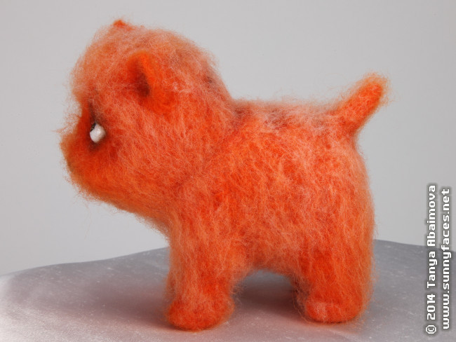 Fluffy - One-Of-A-Kind Doll by Tanya Abaimova. Soft Sculptures Gallery 