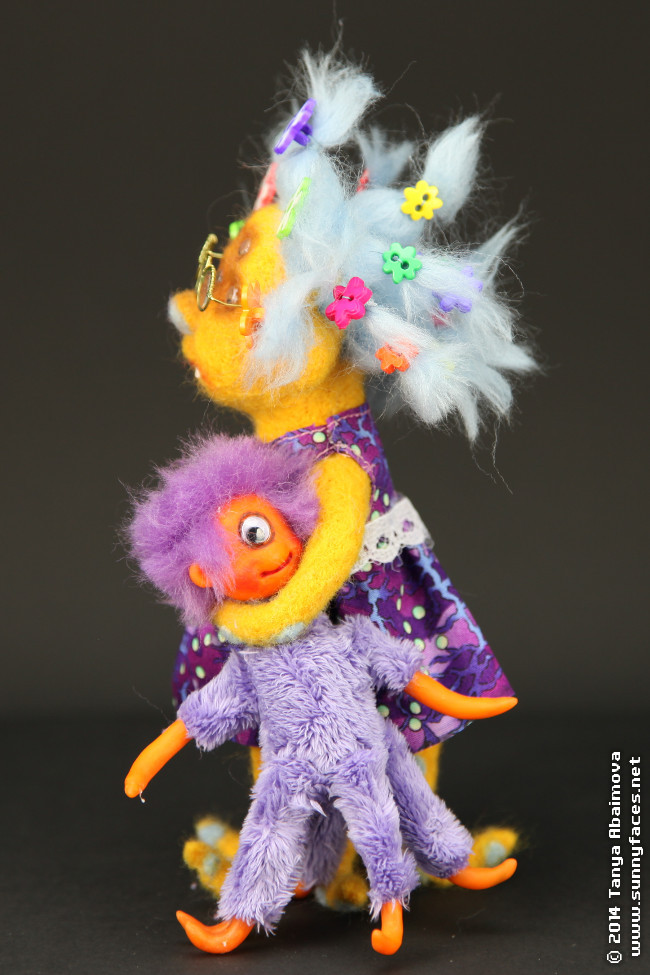 Lu-Lu - One-Of-A-Kind Doll by Tanya Abaimova. Soft Sculptures Gallery 