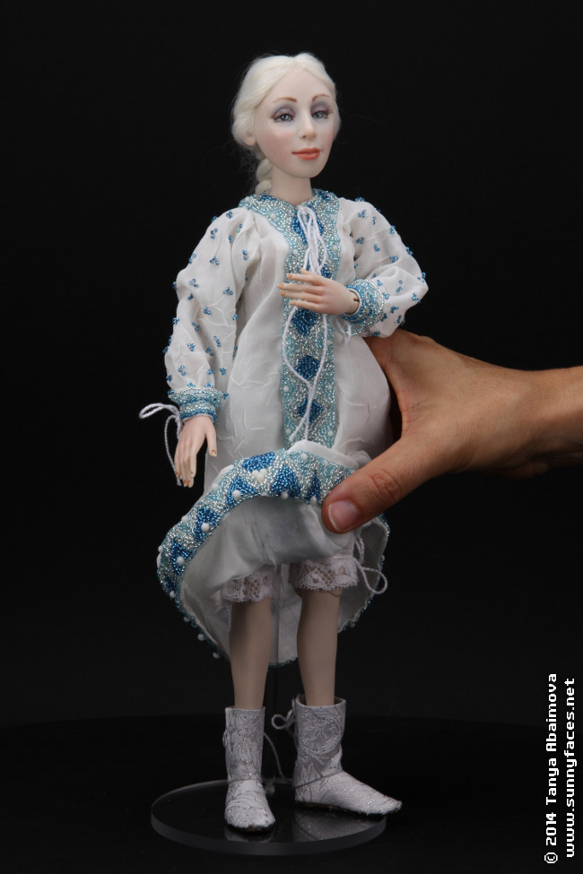 Snow Maiden - One-Of-A-Kind Doll by Tanya Abaimova. Characters Gallery 